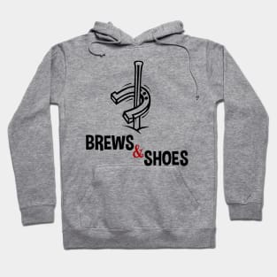 Brews and Shoes Horseshoe Ringer Pitching Hoodie